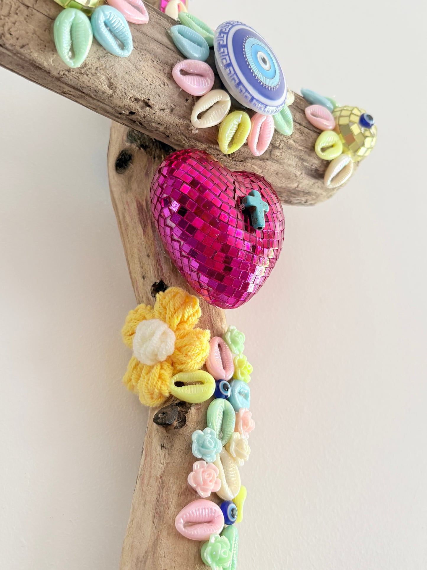 Croix cœur facette « collection Ibiza «