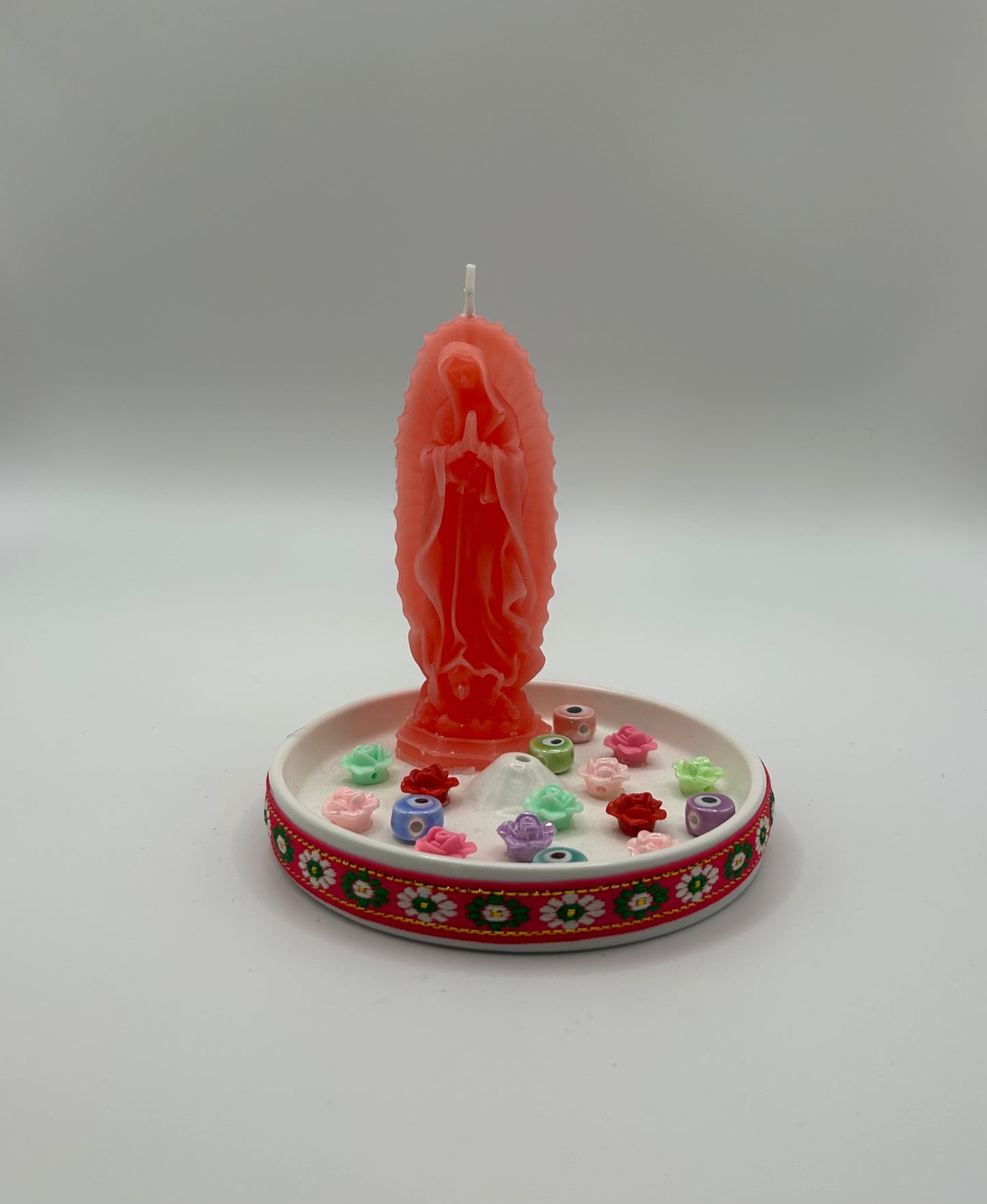 Porte encens et bougie parfumée jasmin