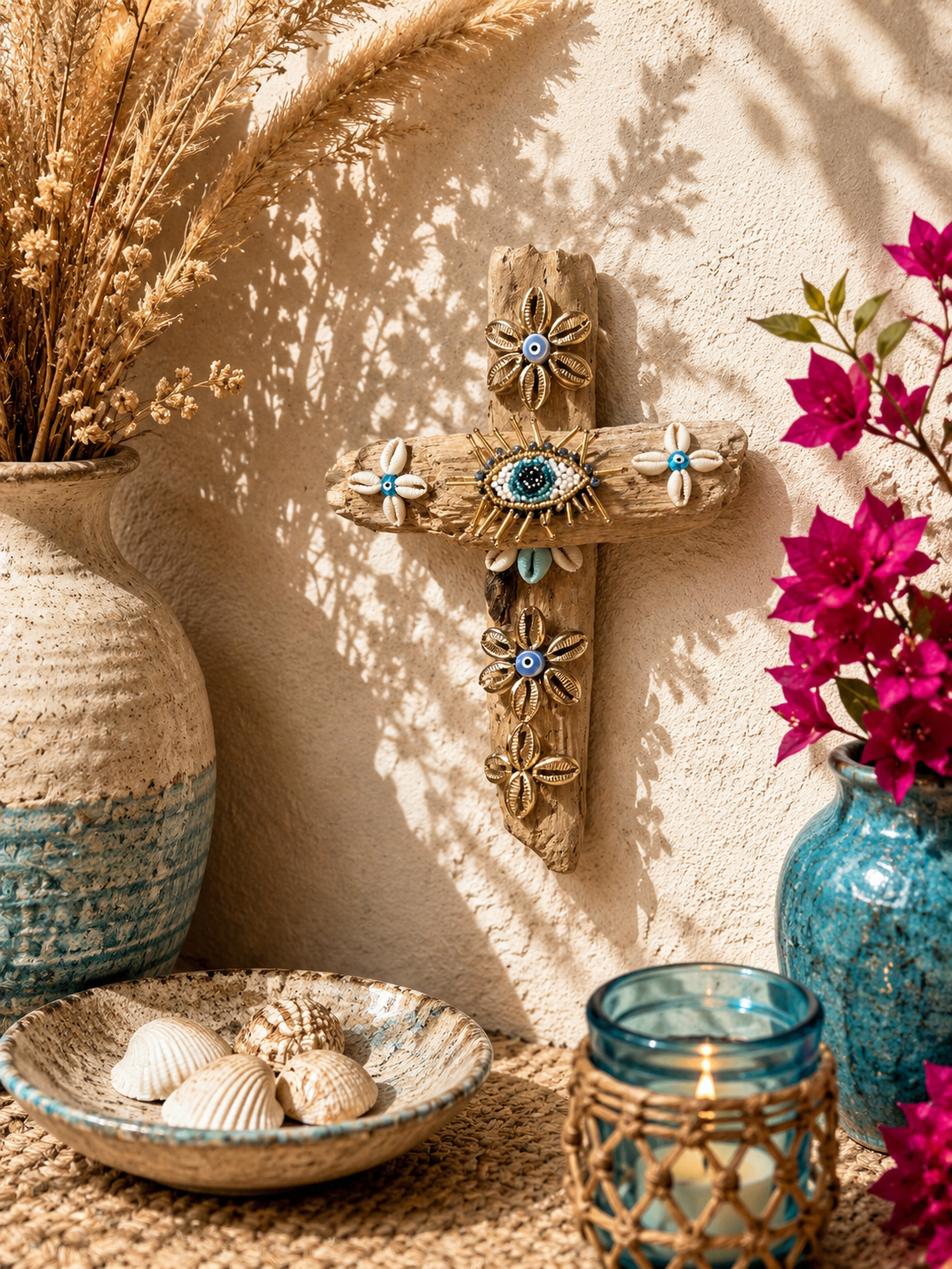 Croix œil or « collection ibiza « 