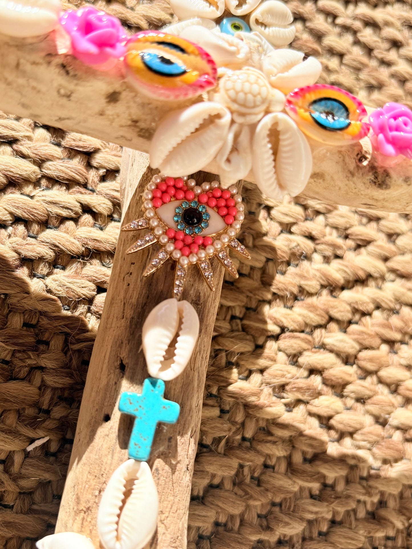 Croix œil strass « collection Ibiza « 