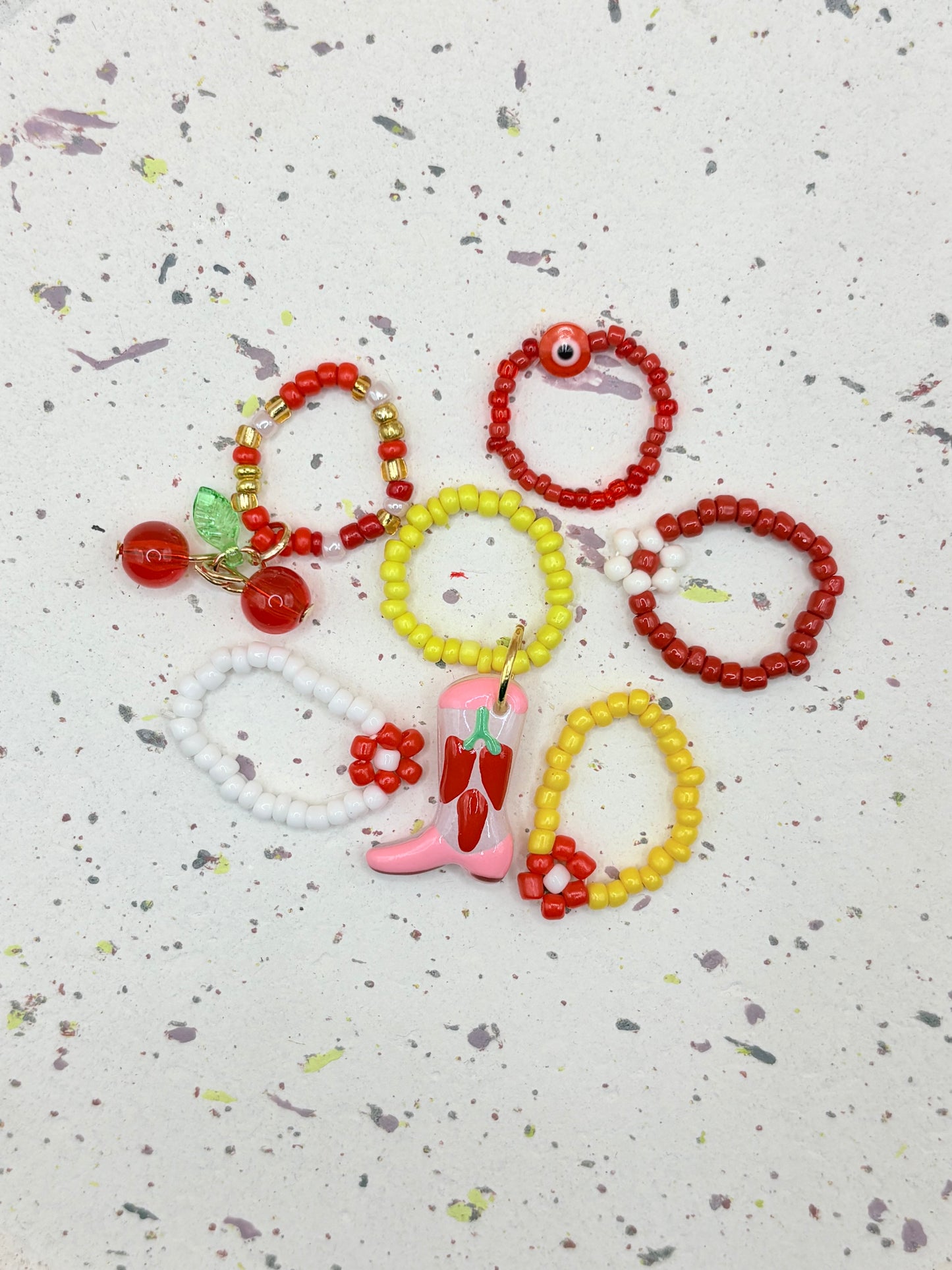 Bijoux sabots n 🧿3 « cerise pétillante « 