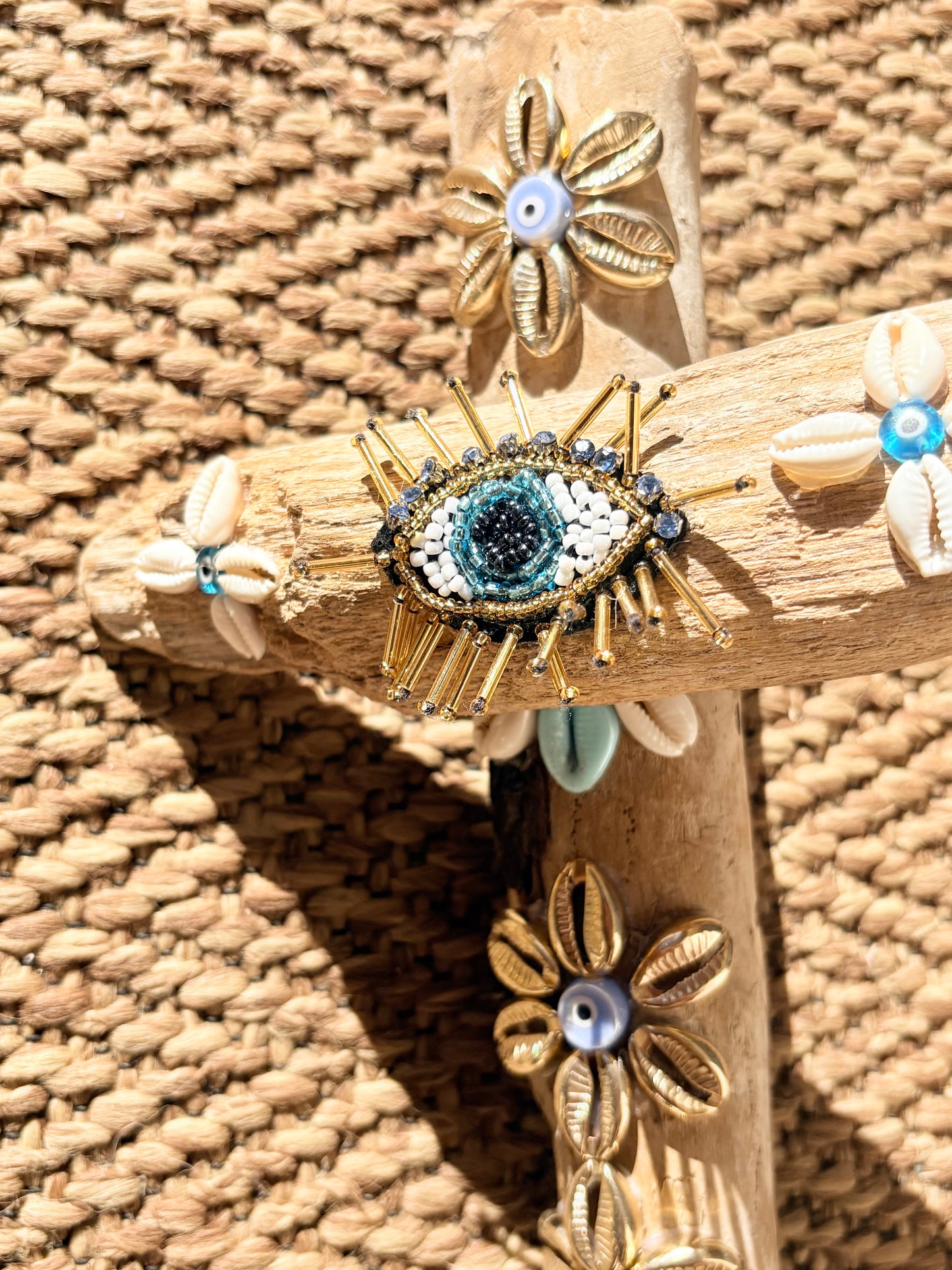 Croix œil or « collection ibiza « 