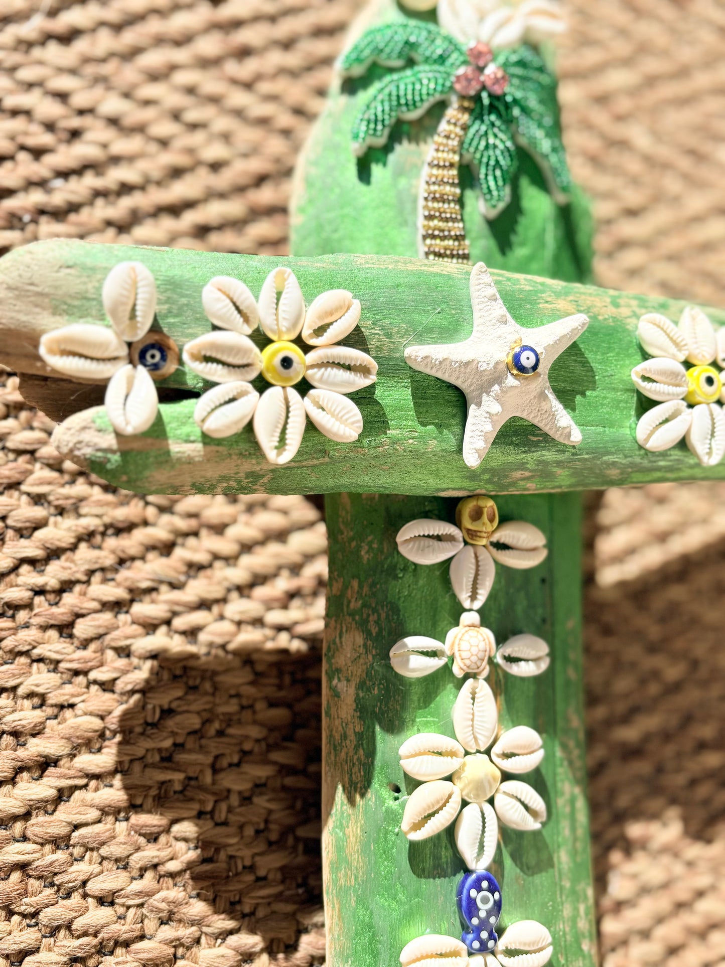 Croix verte étoile « collection Ibiza « 