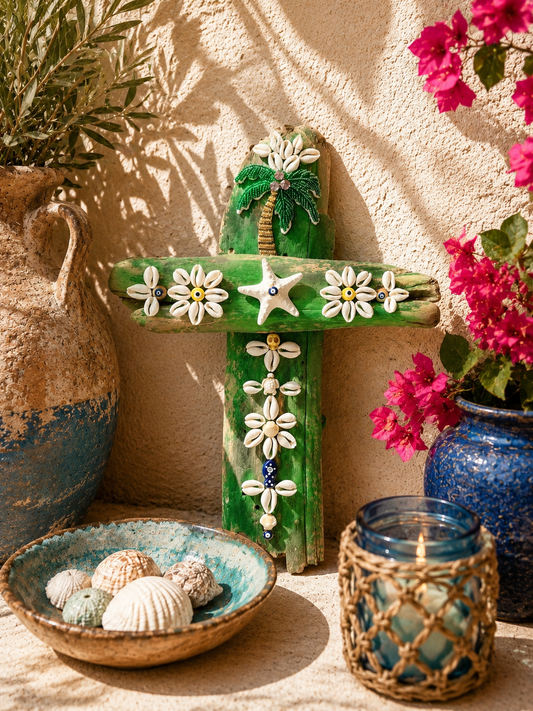 Croix verte étoile « collection Ibiza « 