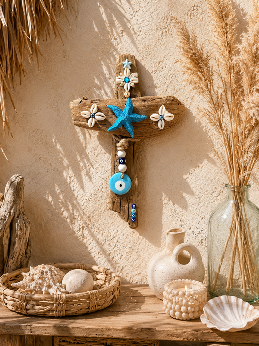 Croix étoile bleue « collection Ibiza «