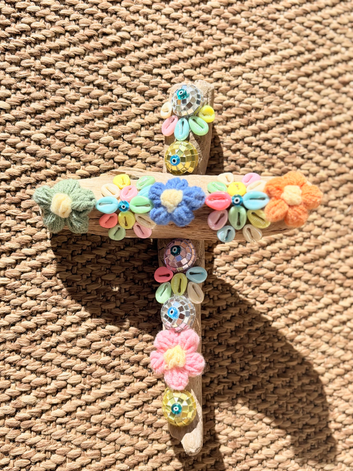 Croix boule à facettes « collection Ibiza »