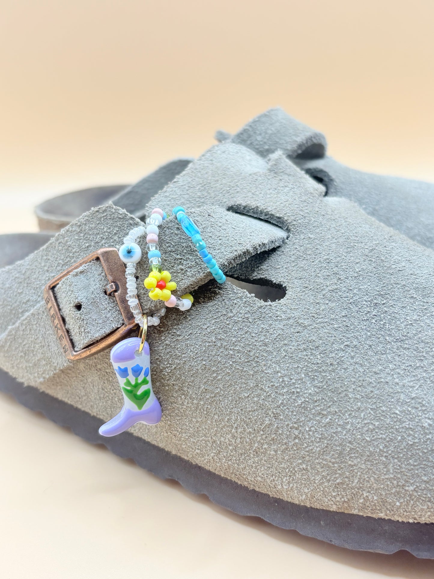 Bijoux sabots n🧿 1 «  fleur de bonheur « 