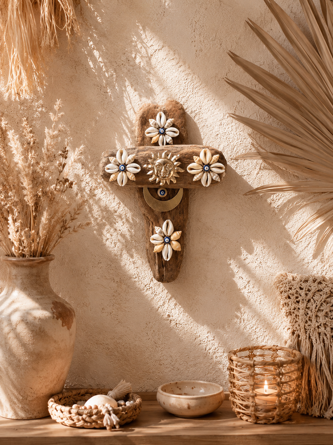 Croix lune « collection Ibiza « 
